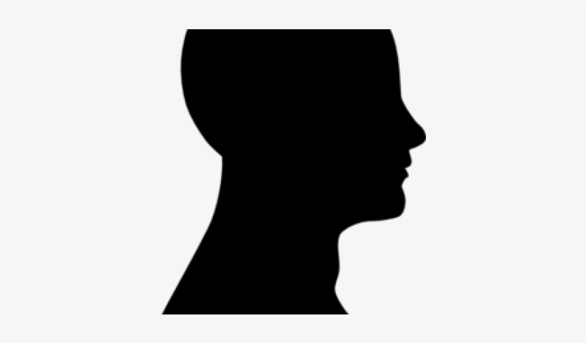 Our Exalted Head - Black Outline Of A Head, transparent png download