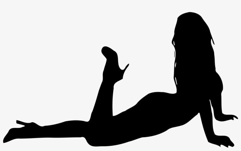 Open - Sexy Woman Silhouette Free, transparent png download