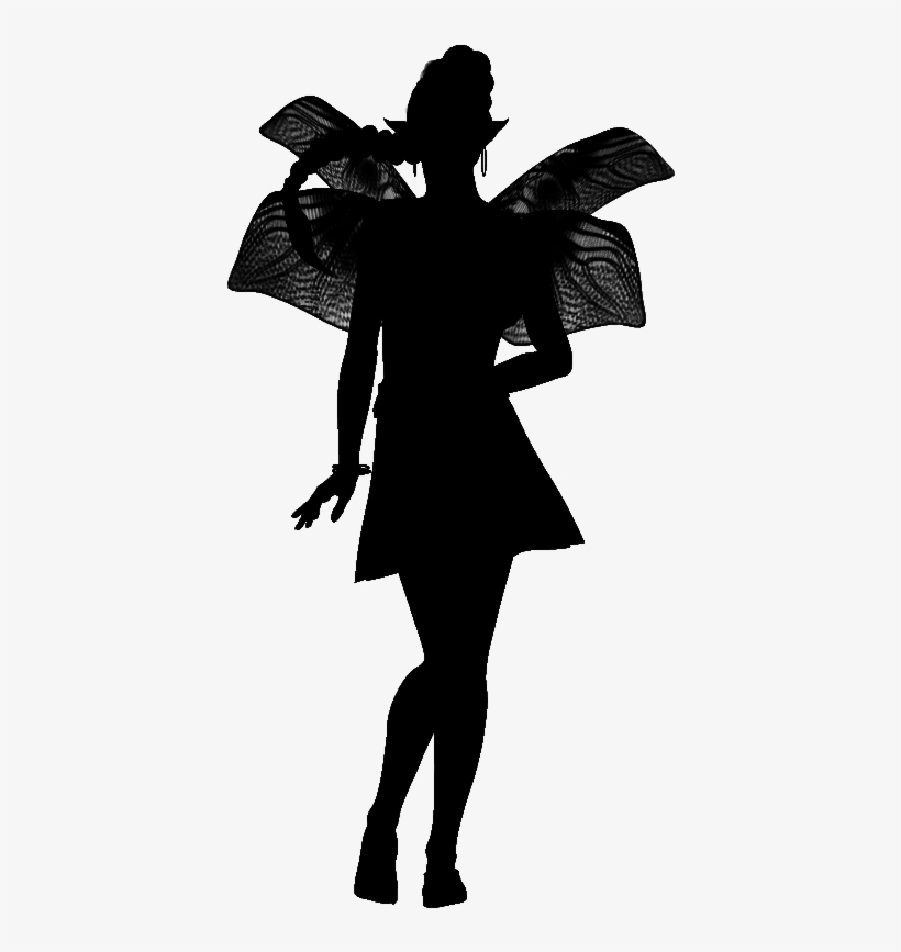 Silhouette Fairy 3 By Jassy2012 On Clipart Library - Illustration, transparent png download
