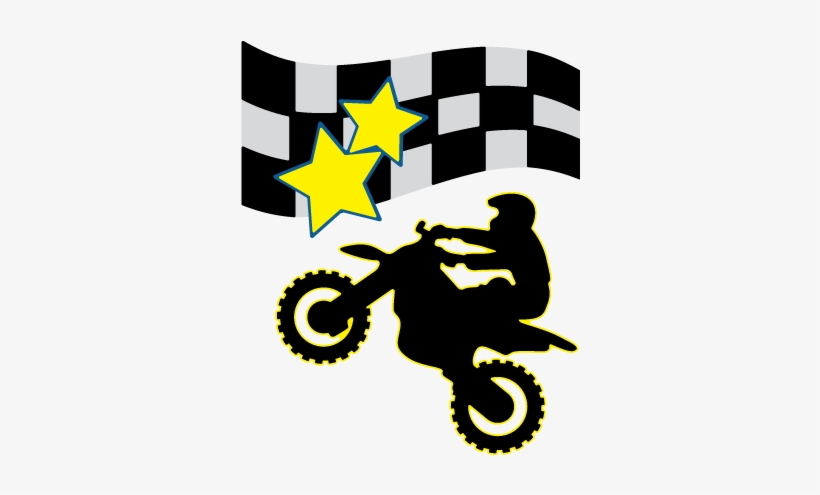 Motocross Silhouette Png Download - Free Dirt Bike Svg, transparent png download