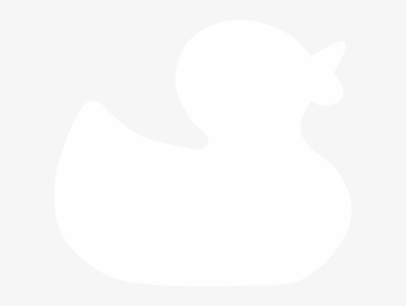Rubber Duck Silhouette Png, transparent png download