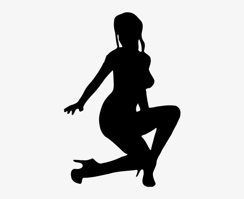 How To Set Use Woman Silhouette 37 Clipart - Clip Art, transparent png download