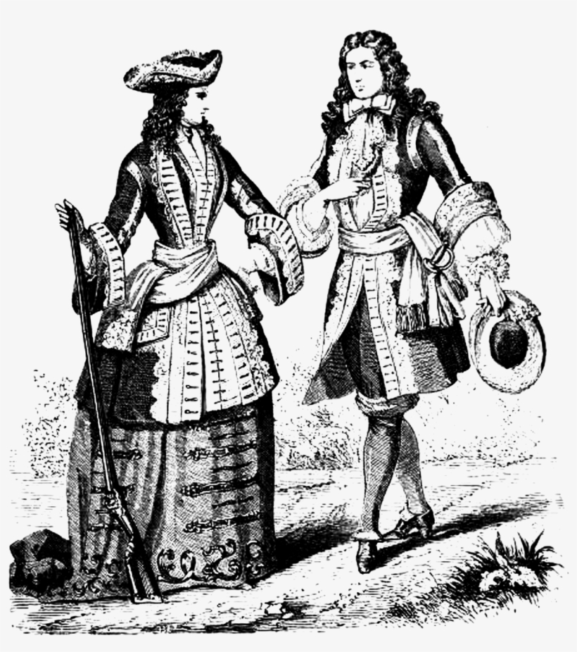 Vintage Fantasy Lady - Illustration, transparent png download