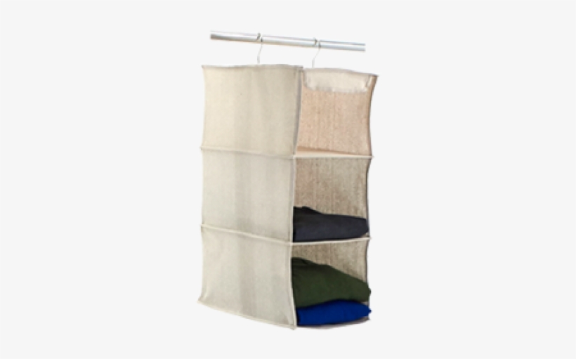Loft 3-shelf Hanging Sweater Organizer - Linen, transparent png download