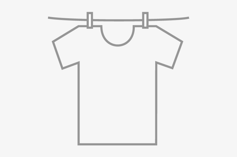 Hang An Extra Curtain Rod In The Shower To Air Dry - T Shirt Clipart, transparent png download