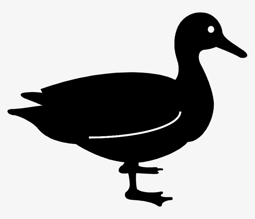 Free Download Duck Silhouette Clipart Duck Goose True - Duck Silhouette, transparent png download