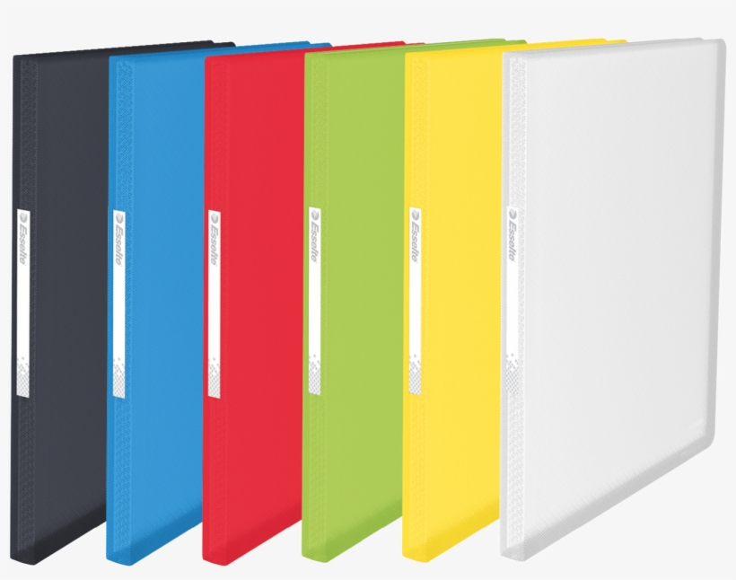 Carpetas - Esselte Vivida Soft Pp 20 Pockets Display Book - Green, transparent png download
