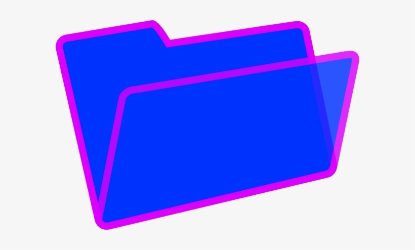Purple And Blue Folder Svg Clip Arts 600 X 414 Px, transparent png download