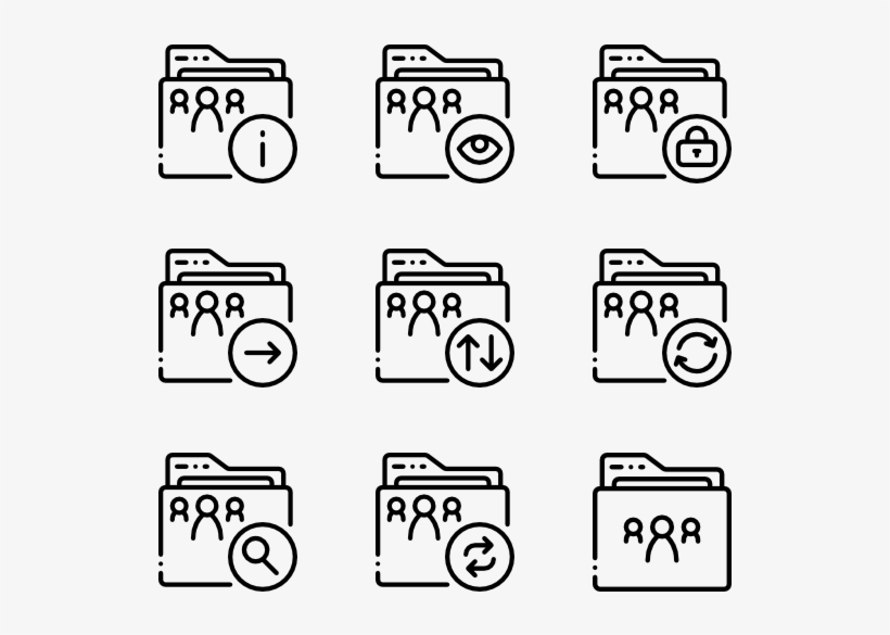 Folders - Corruption Icon, transparent png download