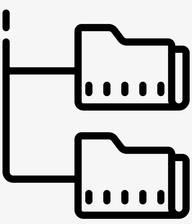 Árbol De Carpetas Icon - Icon, transparent png download