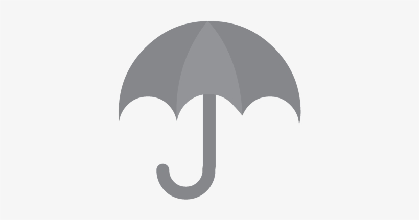 Umbrella Icon - Grey Umbrella Icon Png, transparent png download
