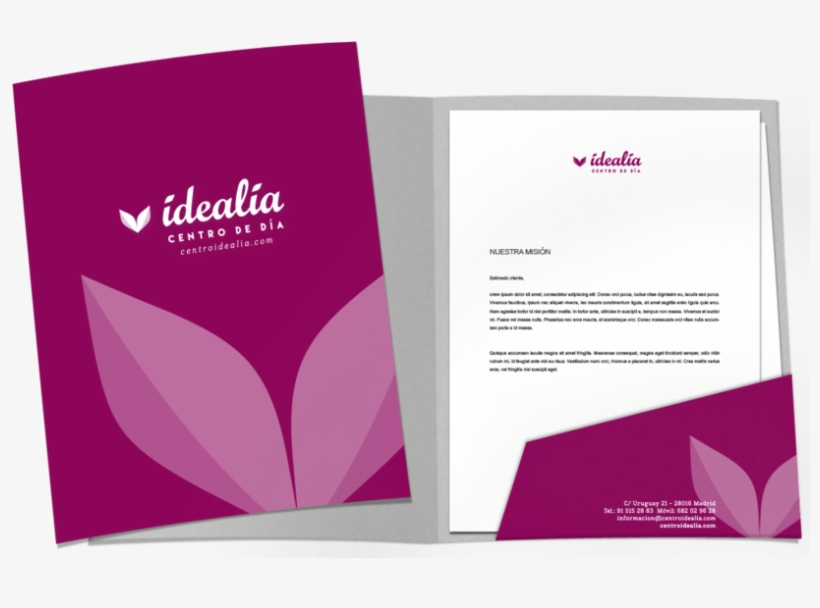 Carpeta Mockup Idealia Big - Carpetas Corporativas Png, transparent png download