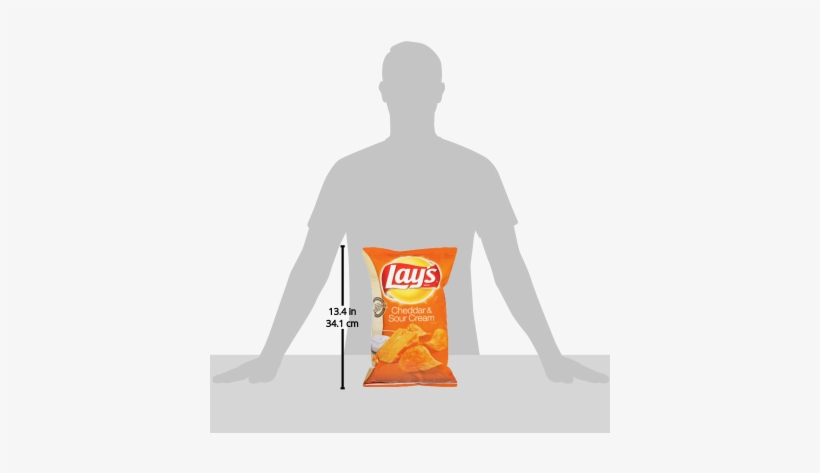 Lay's Cheddar & Sour Cream Flavored Potato Chips, transparent png download