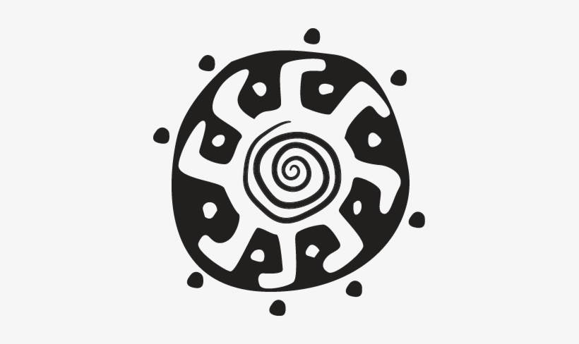 Tribal Sun Shield Wall Sticker - Vector Primitive, transparent png download