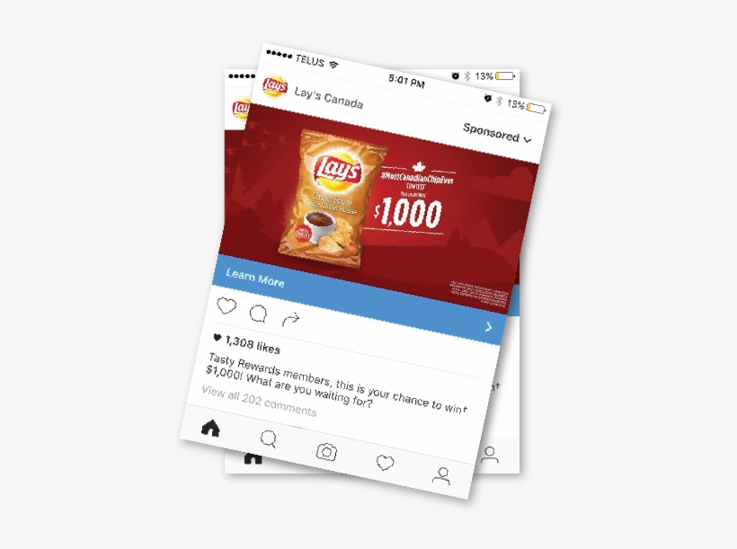 Sponsored Instagram Ad - Multimedia Software, transparent png download