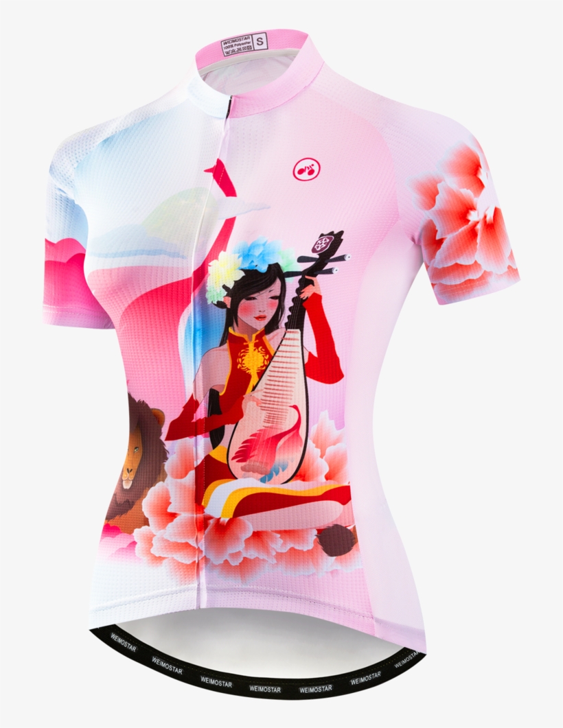 Lute Girl Short Sleeve Top - Active Shirt, transparent png download