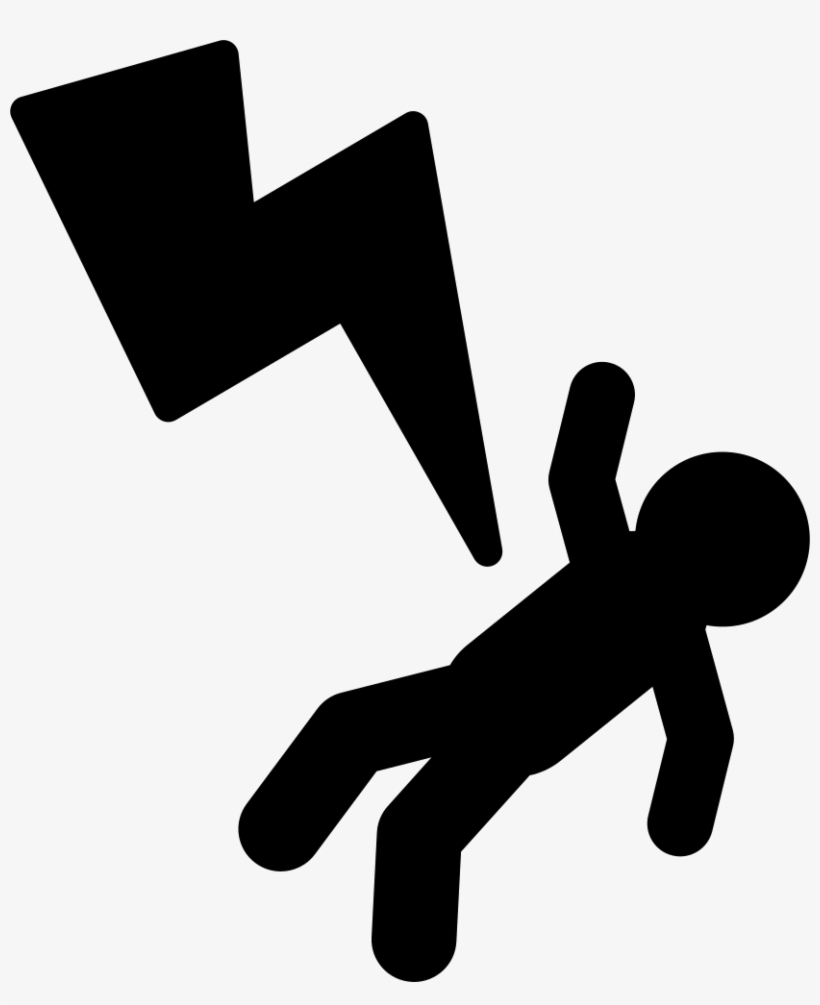 Electrocution Risk Sign Comments - Electrocution Icon, transparent png download