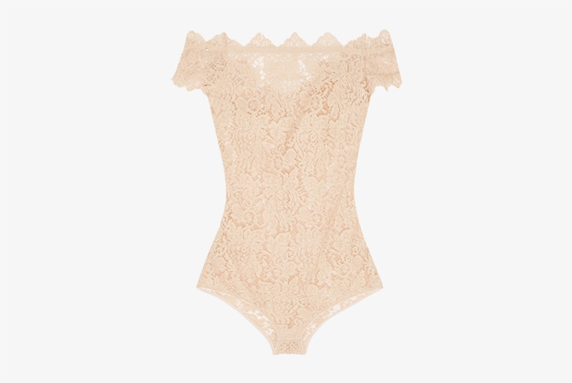 • Lace Pink 2k Gold Lingerie Pastel Pink Metallic Bodysuit - Bodysuit, transparent png download