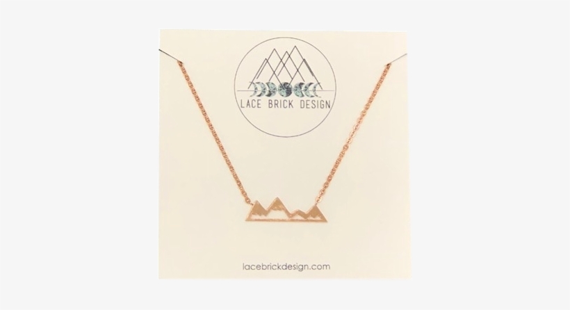 Mountain Alpine Necklace - Chain, transparent png download