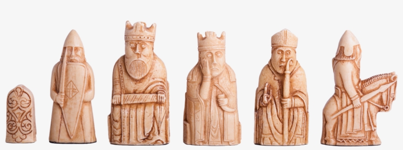 The Isle Of Lewis Chess Set - Wooden Lewis Chess Pieces, transparent png download