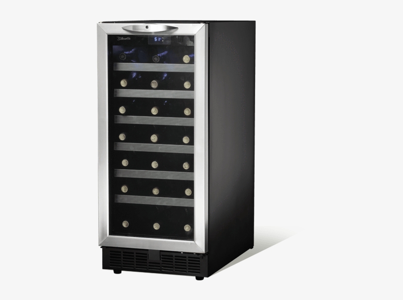 Silhouette Dwc1534bls 15” Single Zone Wine Cellar - Danby 34 Bottle Silhouette Single Zone Built-in Wine, transparent png download
