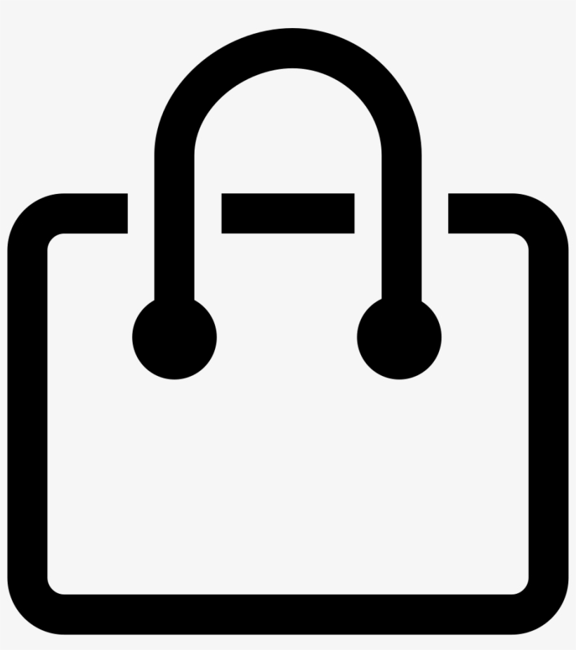 Hand Bag Outline - Icon, transparent png download