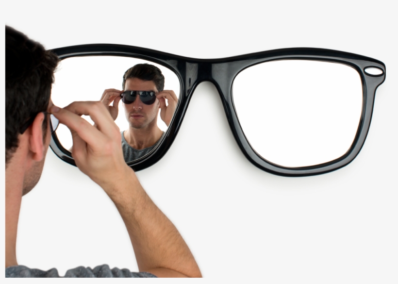 Looking Good Sunglasses Mirror - Thabto Looking Good Sunglasses Mirror, transparent png download