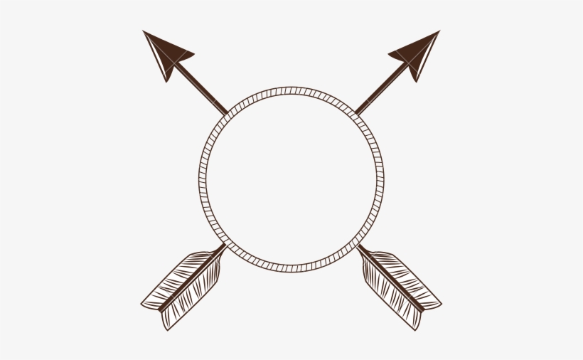 Pin Vintage Arrow Clipart - Vintage Arrow Circle Png, transparent png download