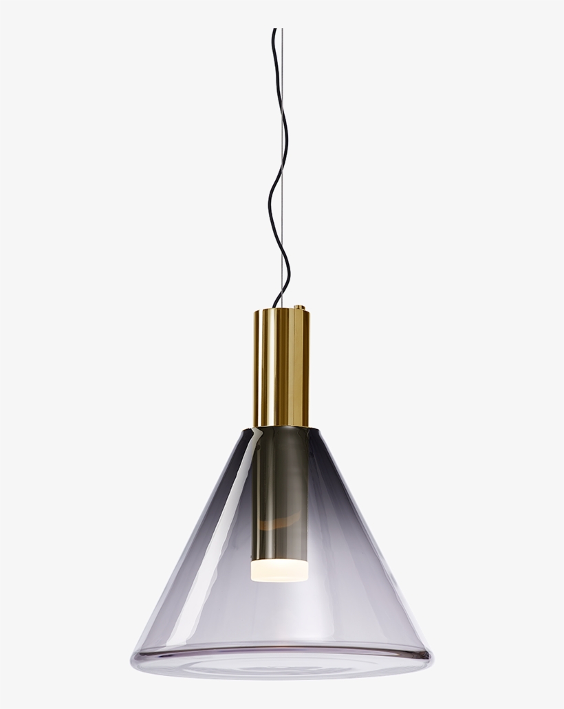 Phenomena Pendant Grey / Gold - Light Fixture, transparent png download