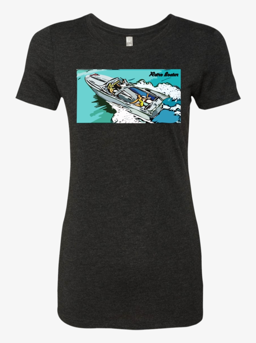 Vintage Chris Craft Silver Arrow Next Level Ladies' - T-shirt, transparent png download