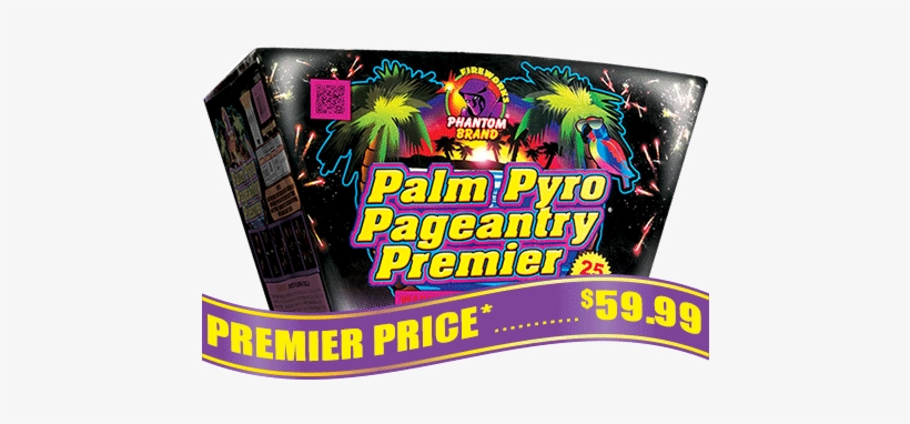 Palm Pyro Pageantry Premier, 25 Shot - Best Gender Reveal Fireworks, transparent png download