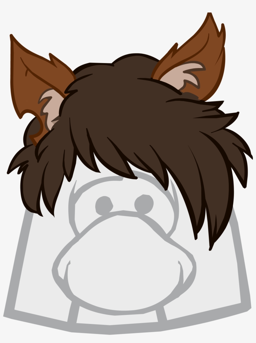 Werewolf Ears Clothing Icon Id - Club Penguin The Flip, transparent png download