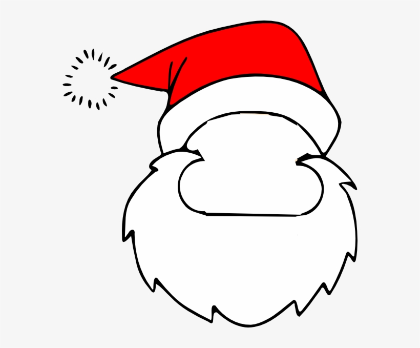 Santa Face Clipart, transparent png download