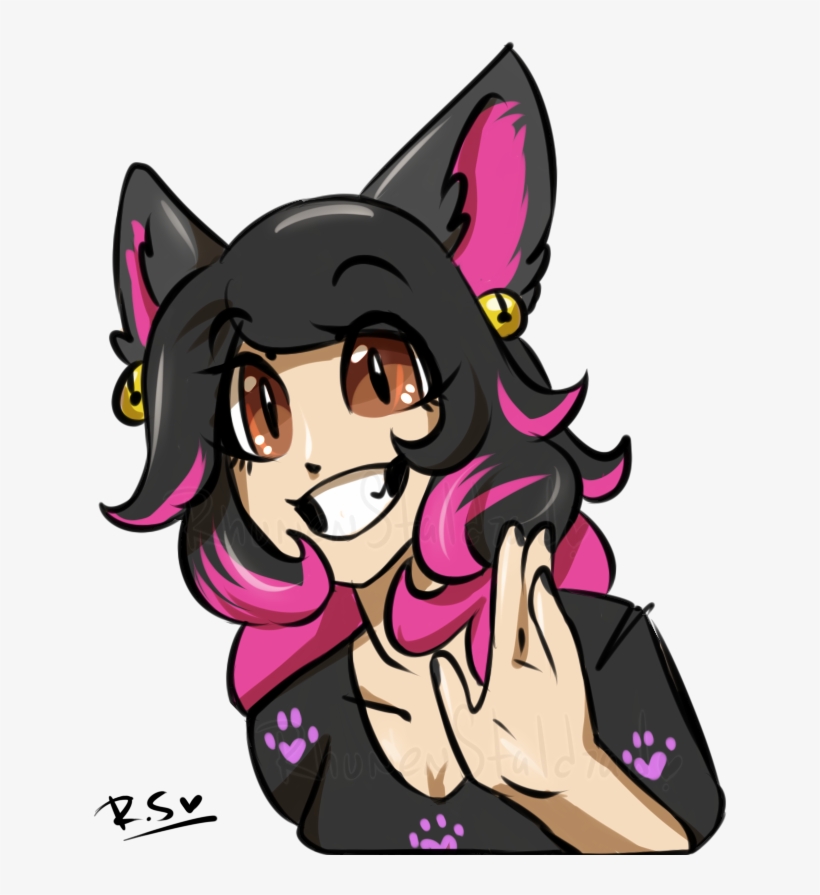 Neko-me - Cartoon, transparent png download