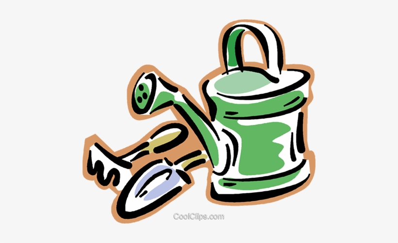 Watering Can With Gardening Tools Royalty Free Vector - Garden Club, transparent png download