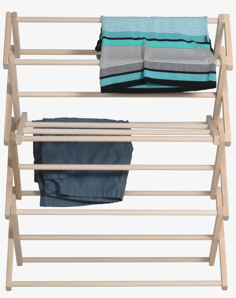 Pennsylvania Woodworks Medium Wooden Clothes Drying - Clothing, transparent png download
