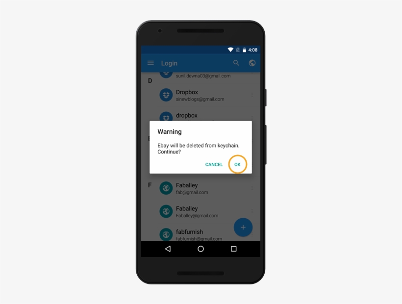 Images/16 - Delete Item Mobile, transparent png download