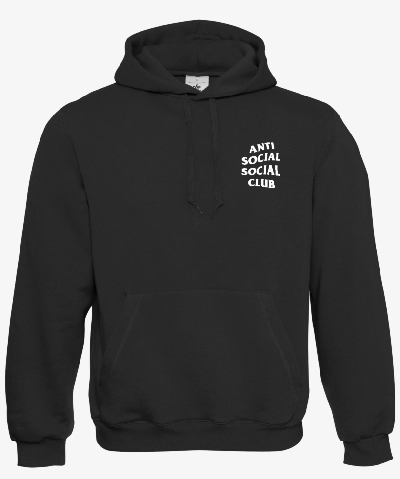 Anti Social Social Club Black Hoodie - Bmw Unisex Classic Pull Over Hooded Sweat Xs-3xl Free, transparent png download