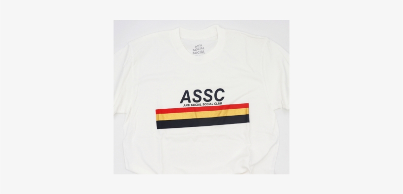 Anti Social Social Club Assc Gold Stripes T-shirt - Active Shirt, transparent png download