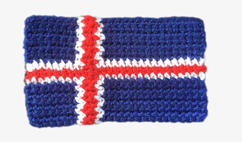 Flag Of Iceland - Crochet, transparent png download