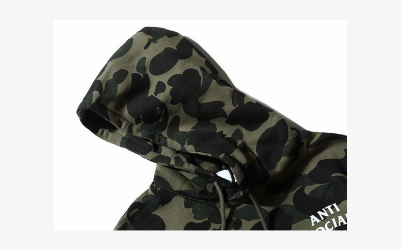 Anti Social Social Club Assc Logo Camo Hoodie - Anti Social Social Club, transparent png download