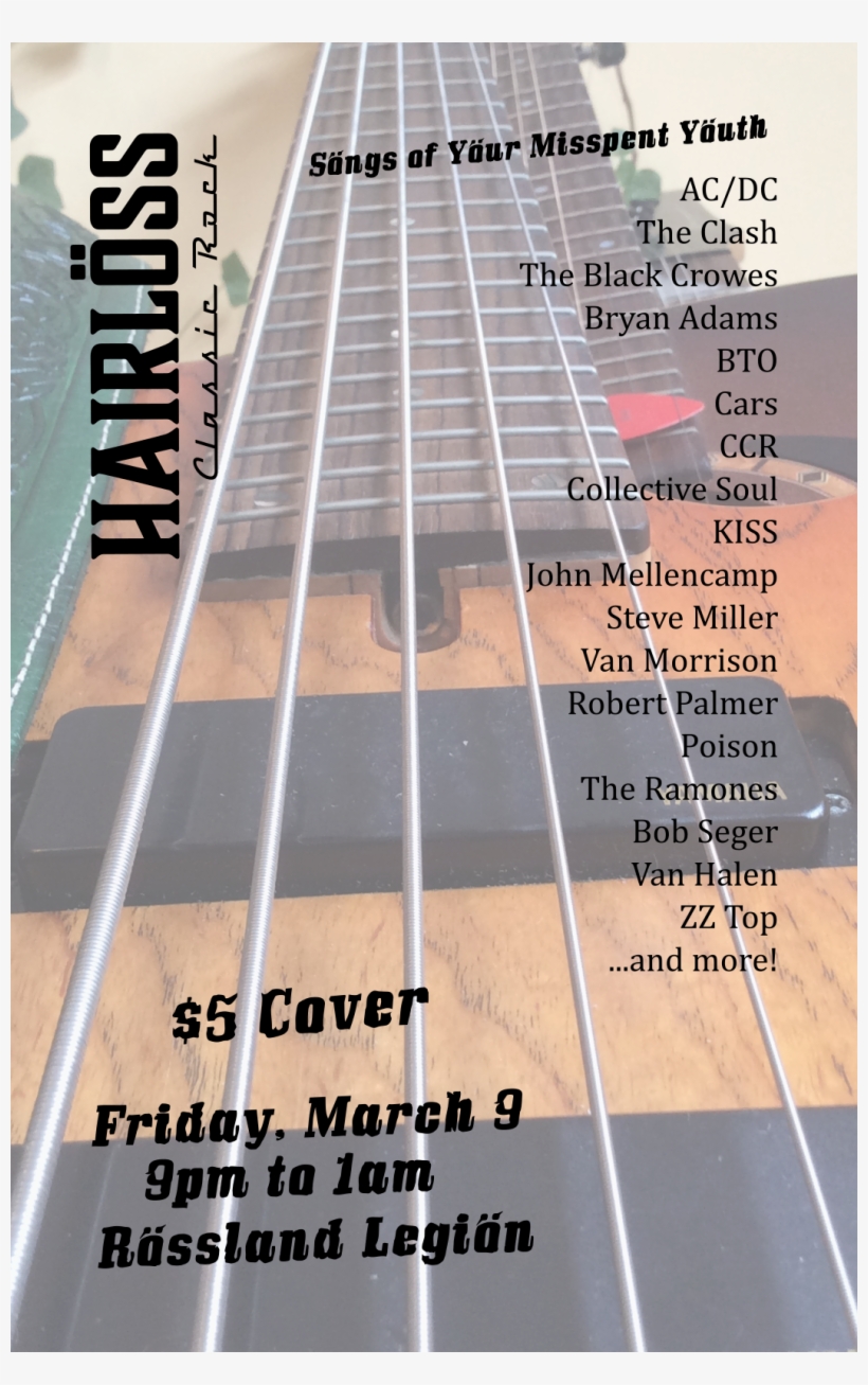 2018 03 09 At Rossland Legion - Poster, transparent png download