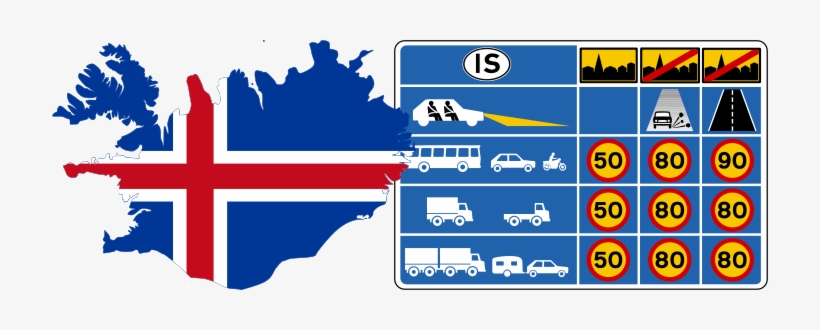 On This Website, Novice Drivers Can Prepare For The - Iceland Map, transparent png download