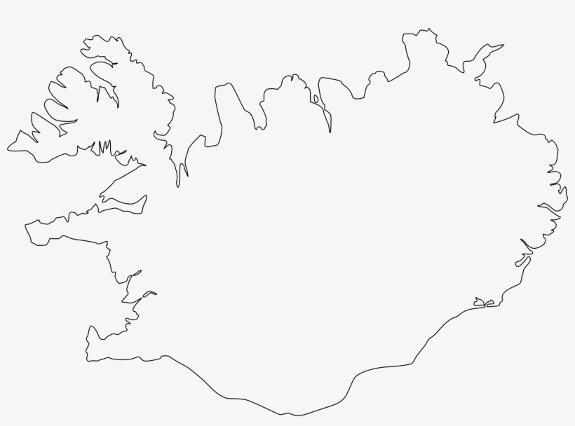 This Free Icons Png Design Of Map Of Iceland, transparent png download