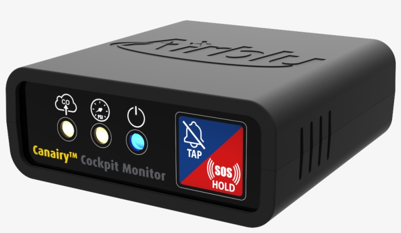 Airbly's Cockpit Canairy Monitor - Electronics, transparent png download