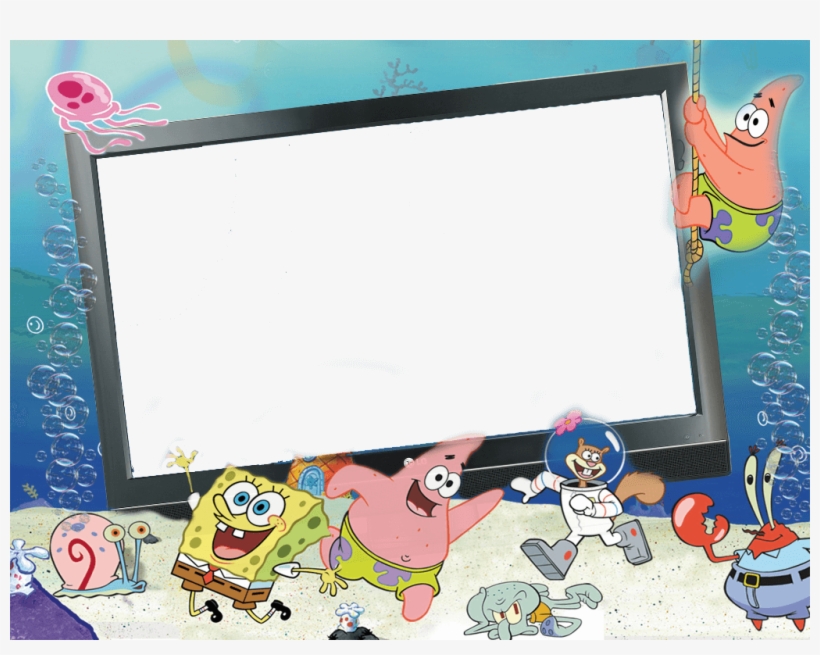 Marco Foto Bob Esponja - Spongebob Background, transparent png download