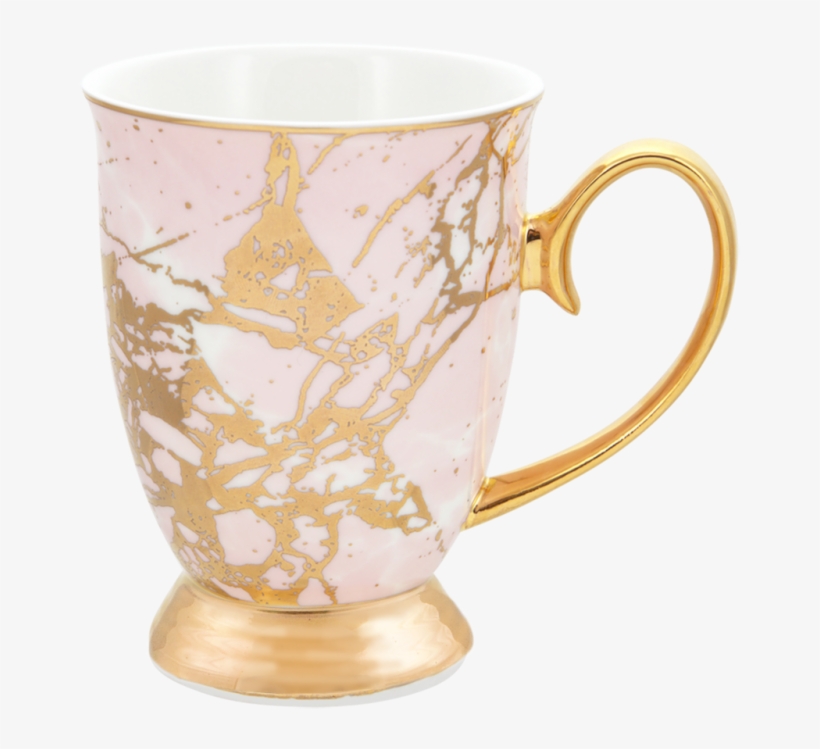 Cristinare Rosequartz Mug2 - Cristina Re Mug Quartz Pink/gold, transparent png download