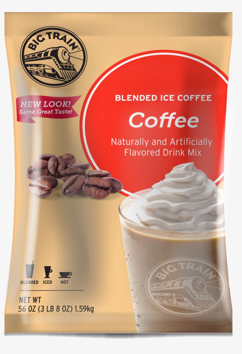 610550 Bic Coffee - Big Train Blended Iced Espresso, transparent png download