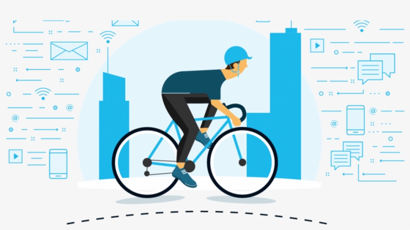 The Best Thing About Biking To Work - Cycling, transparent png download