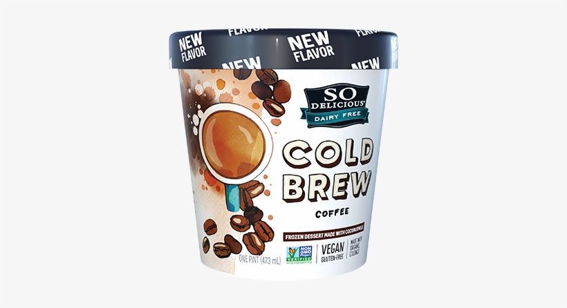 New Cold Brew Coffee - So Delicious, transparent png download